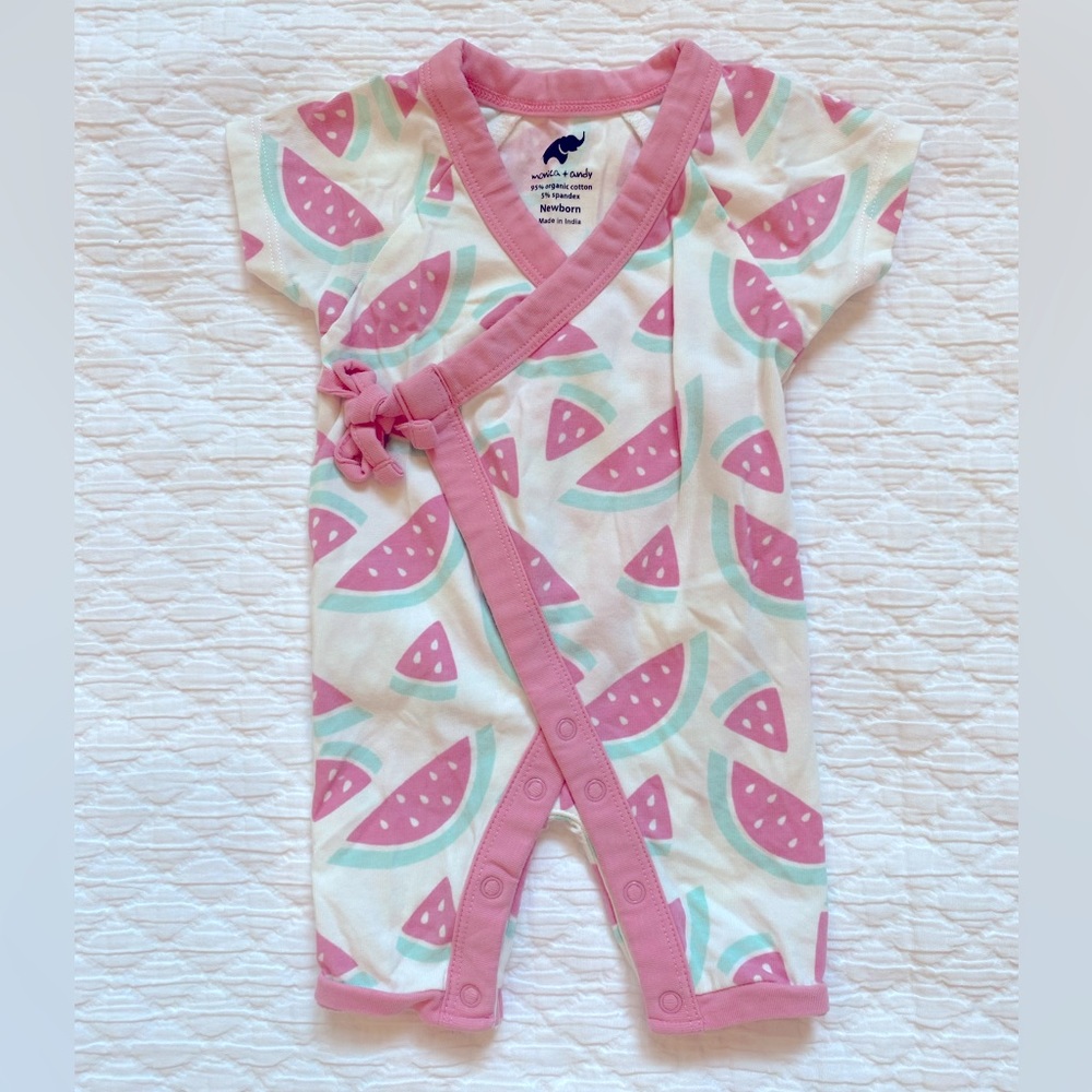Monica + Andy Watermelon Newborn Kimono